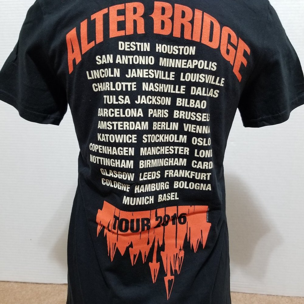 Alter Bridge shirt Small 2016 Tour crow graphic concert band merch two sided - Picture 6 of 9